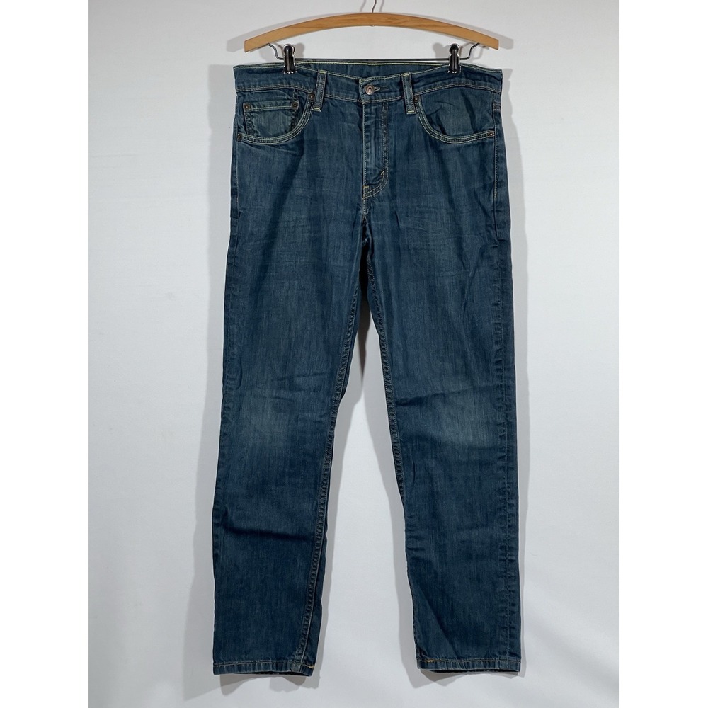 Levis 511 Jeans Mens 32x30 Blue Slim Fit Denim Red Tab Casual